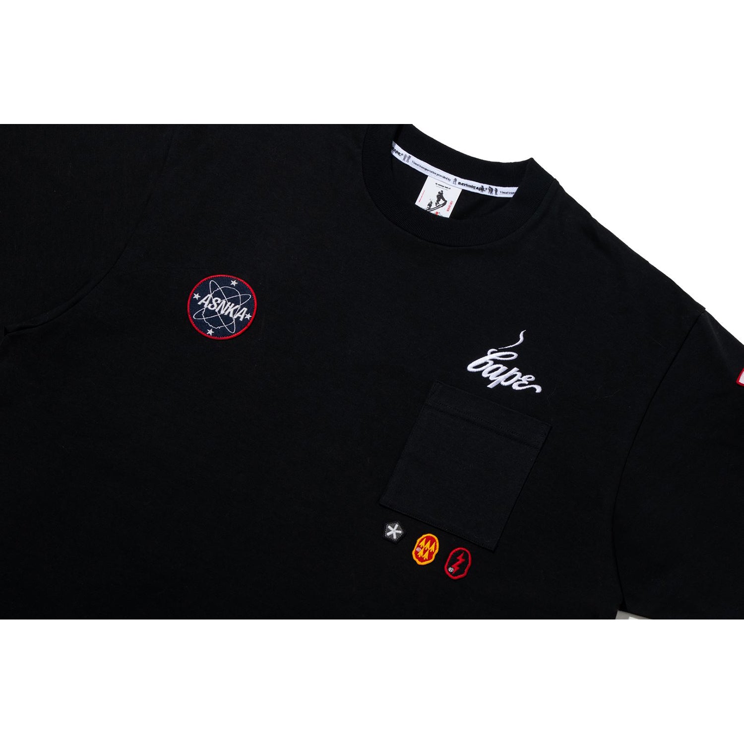 BAPE BY KAZUKI KURAISHI MULTI PATCH MILITARY TEE MENS - Image 2