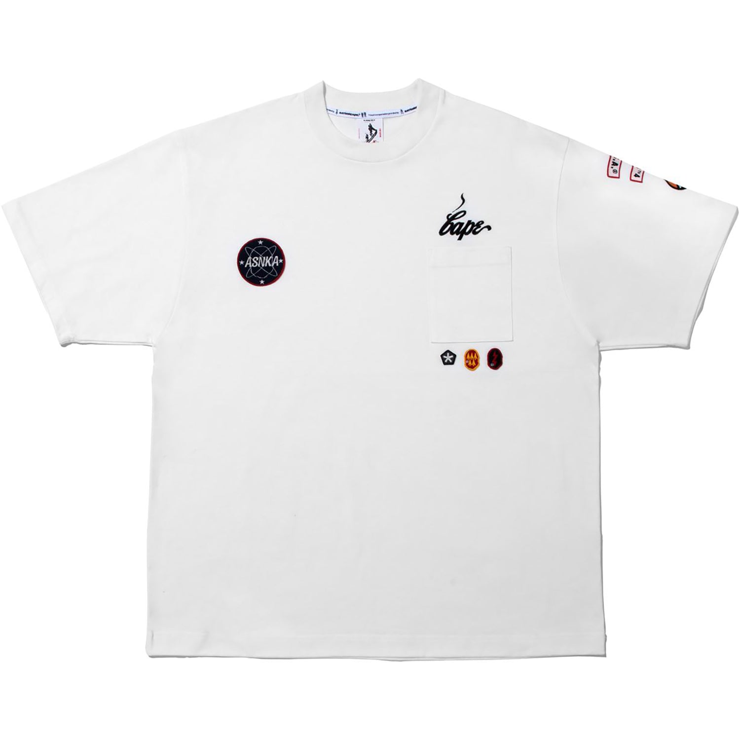 BAPE BY KAZUKI KURAISHI MULTI PATCH MILITARY TEE MENS - Image 5