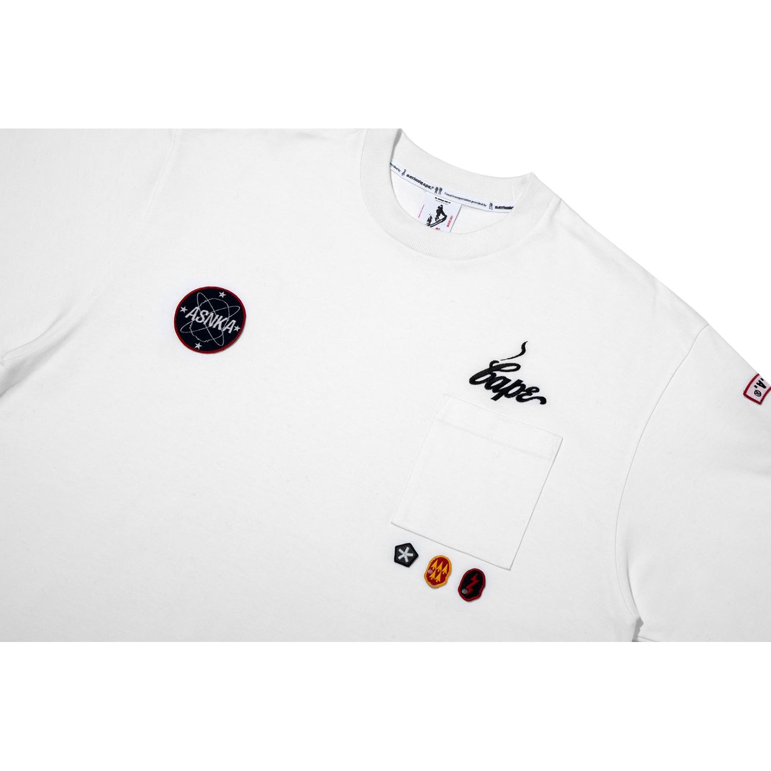 BAPE BY KAZUKI KURAISHI MULTI PATCH MILITARY TEE MENS - Image 6