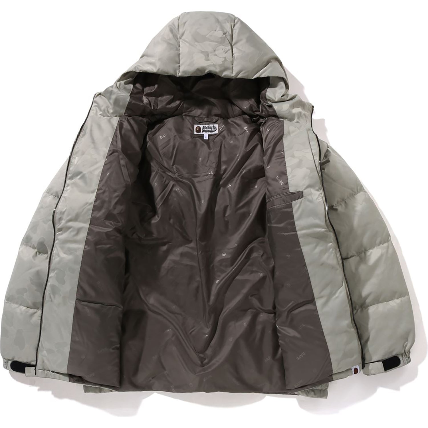 SOLID CAMO JACQUARD DOWN JACKET MENS - Image 7
