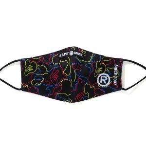 NEON CAMO MASK MENS