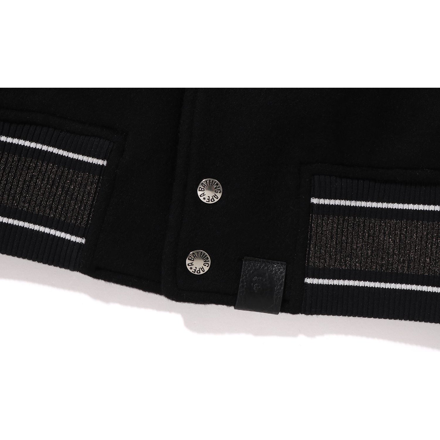 LINE CAMO MULTI LOGO WOOL VARSITY JACKET MENS - Image 16