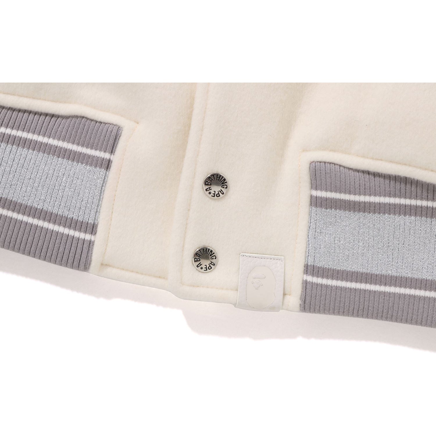 LINE CAMO MULTI LOGO WOOL VARSITY JACKET MENS - Image 8