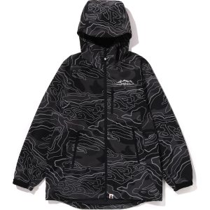 LAYERED LINE CAMO SHELL JACKET MENS