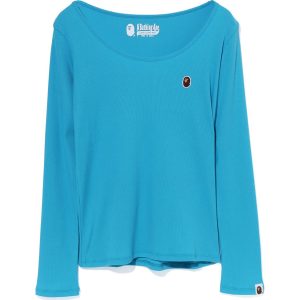 APE HEAD ONE POINT RIB L/S TEE LADIES