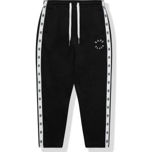 BAPE BLACK TRACK PANTS MENS
