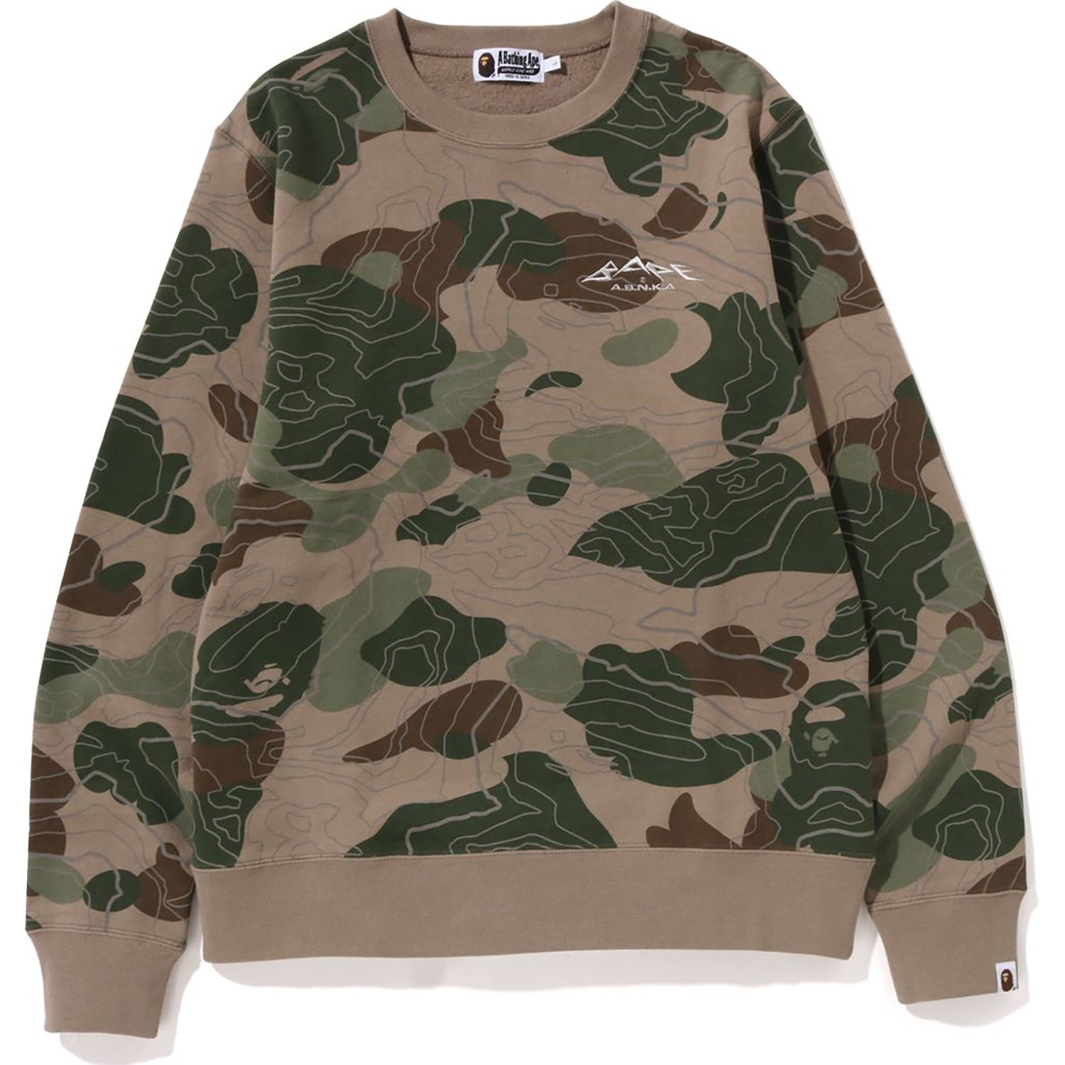 LAYERED LINE CAMO CREWNECK MENS - Image 4