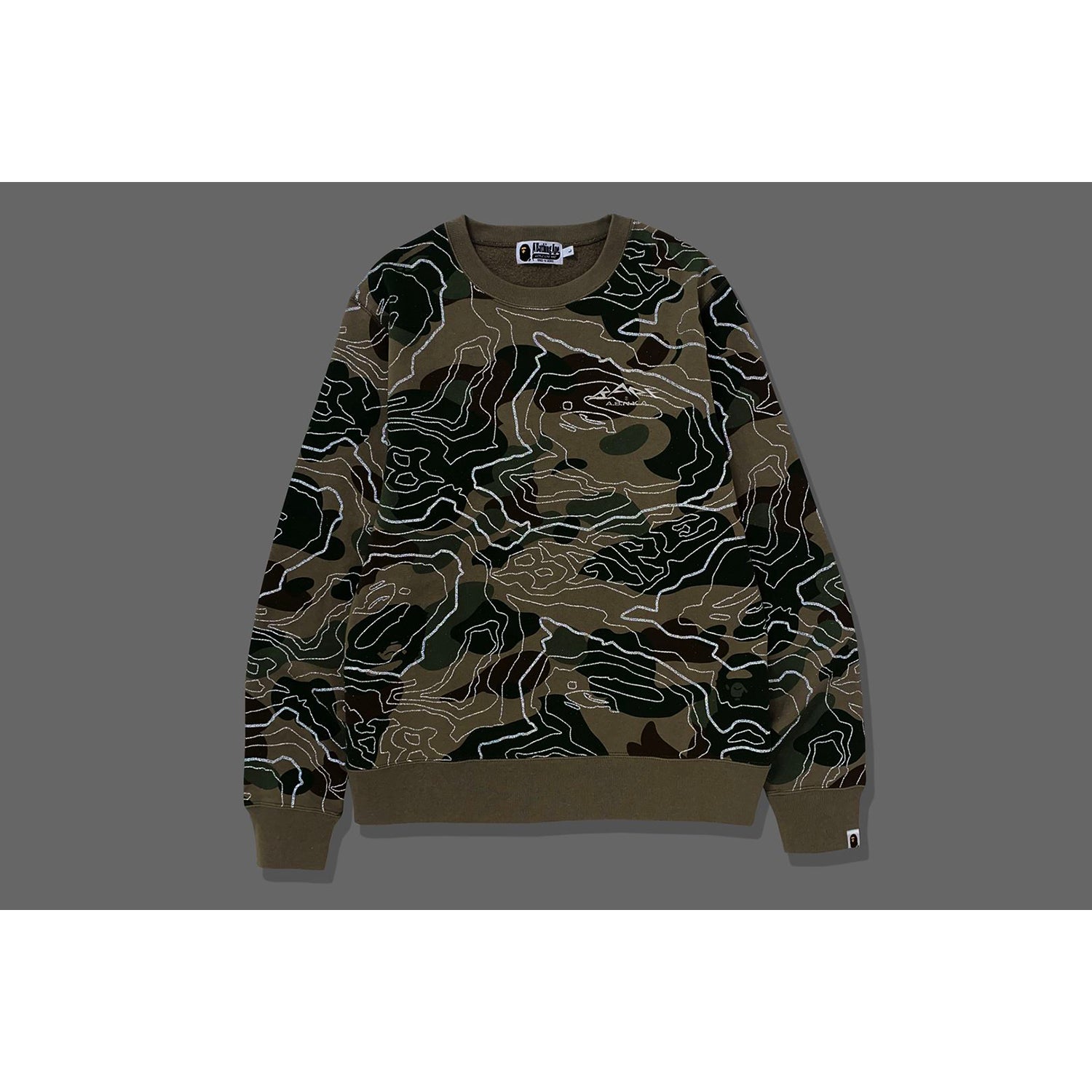 LAYERED LINE CAMO CREWNECK MENS - Image 6
