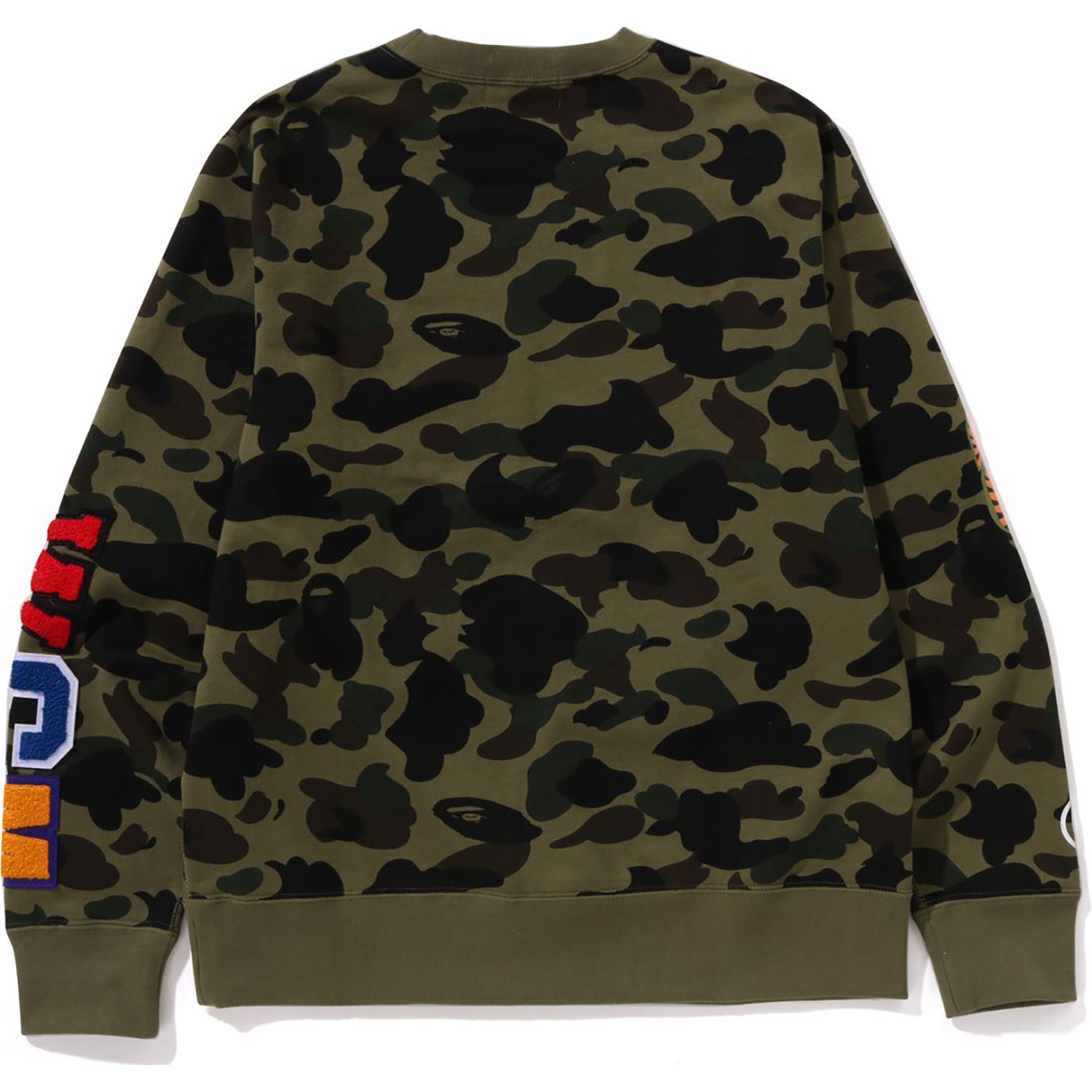 BAPE MENS 1ST CAMO SHARK CREWNECK SWEATSHIRT - Image 2