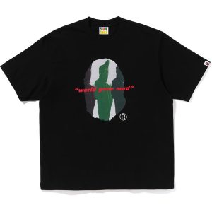 SHARK SEIJIN APE HEAD RELAXED FIT TEE MENS