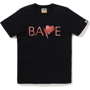 1ST CAMO HEART BAPE LOGO TEE LADIES