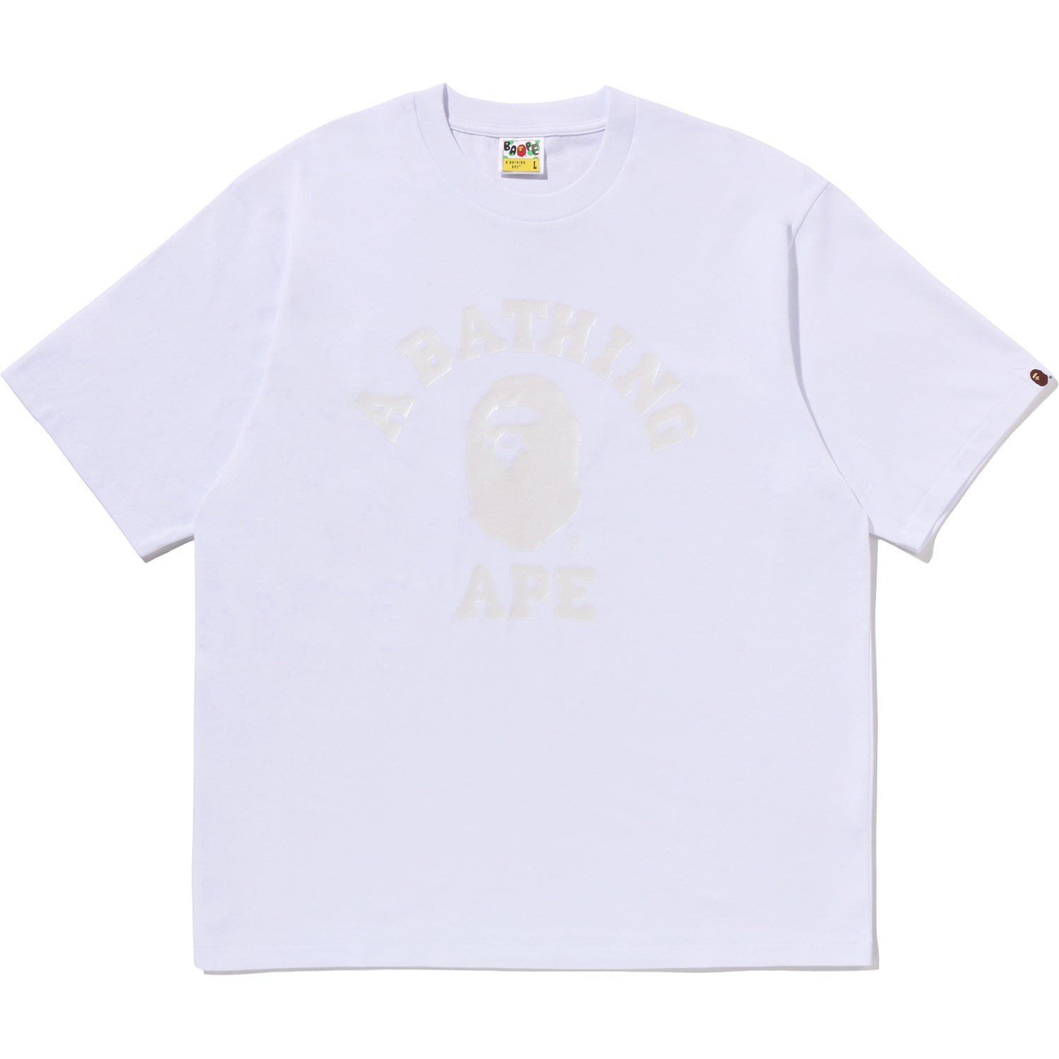 BAPE US BLACK FRIDAY METALLIC COLLEGE RELAXED FIT TEE MENS - Image 3