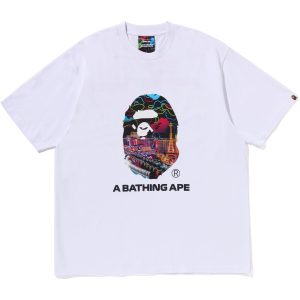 BAPE X F1LV A BATHING APE RELAXED FIT TEE MENS