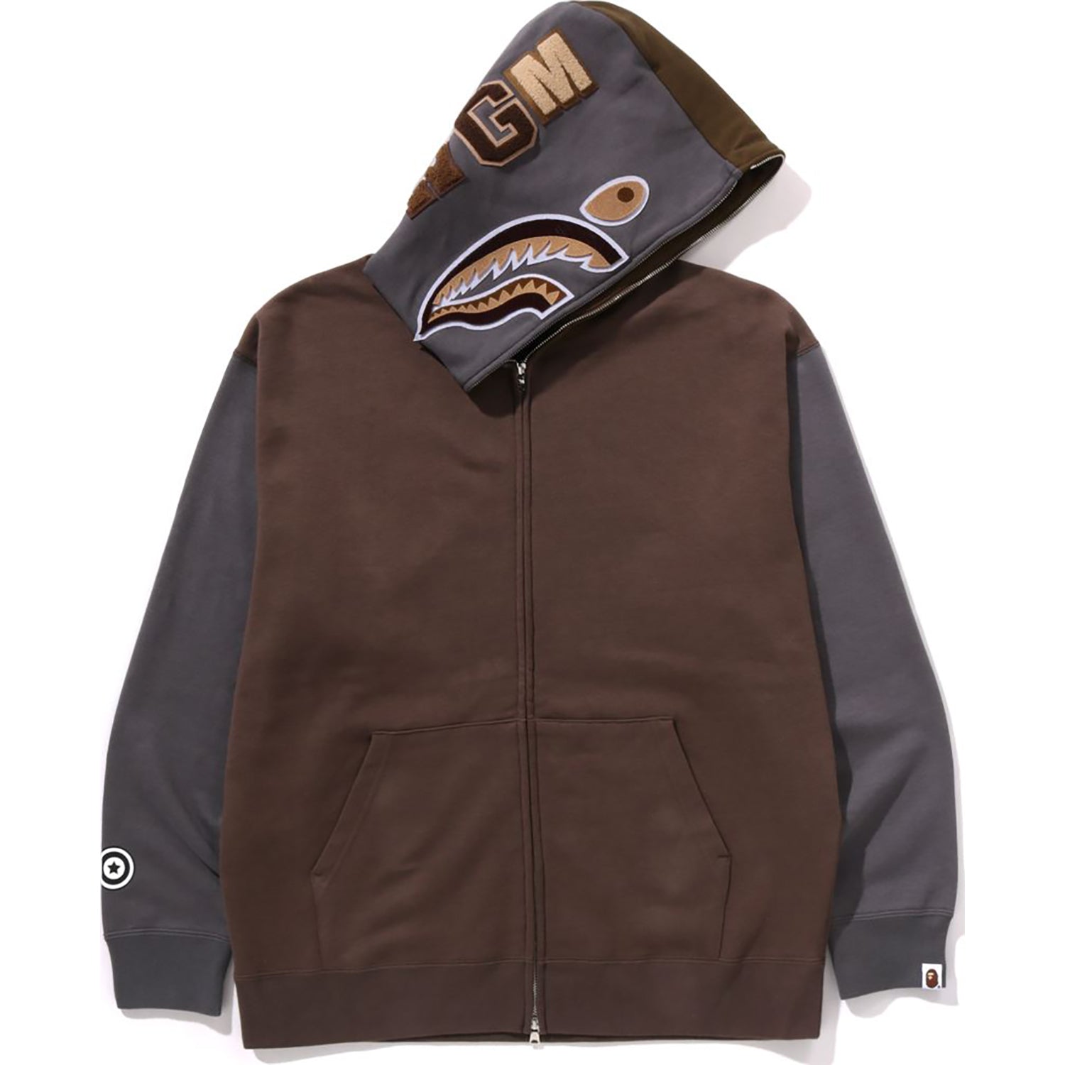 SHARK FULL ZIP HOODIE #2 MENS - Image 2