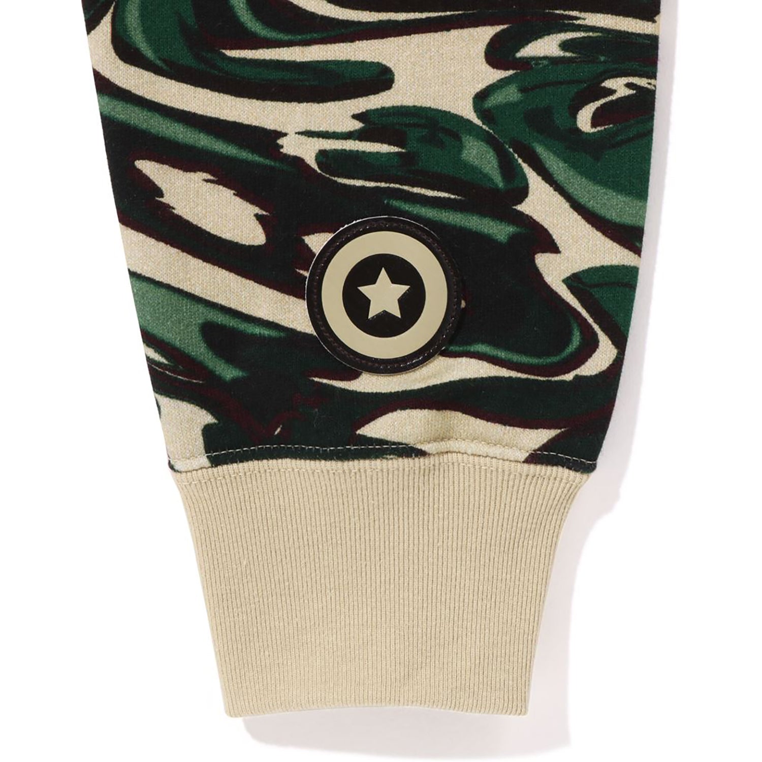 MARBLING CAMO SHARK RELAXED FIT FULL ZIP HOODIE MENS - Image 6