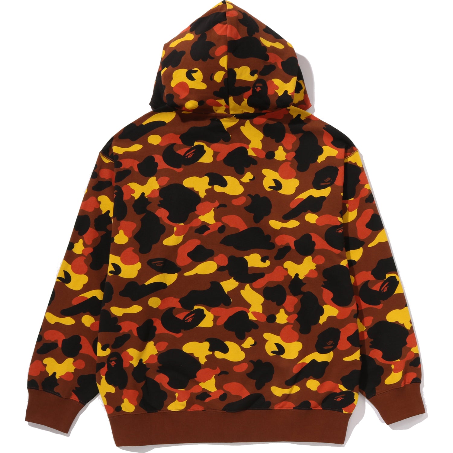 1ST CAMO BAPE LOGO RHINESTONE RELAXED FIT FULL ZIP HOODIE MENS - Image 2