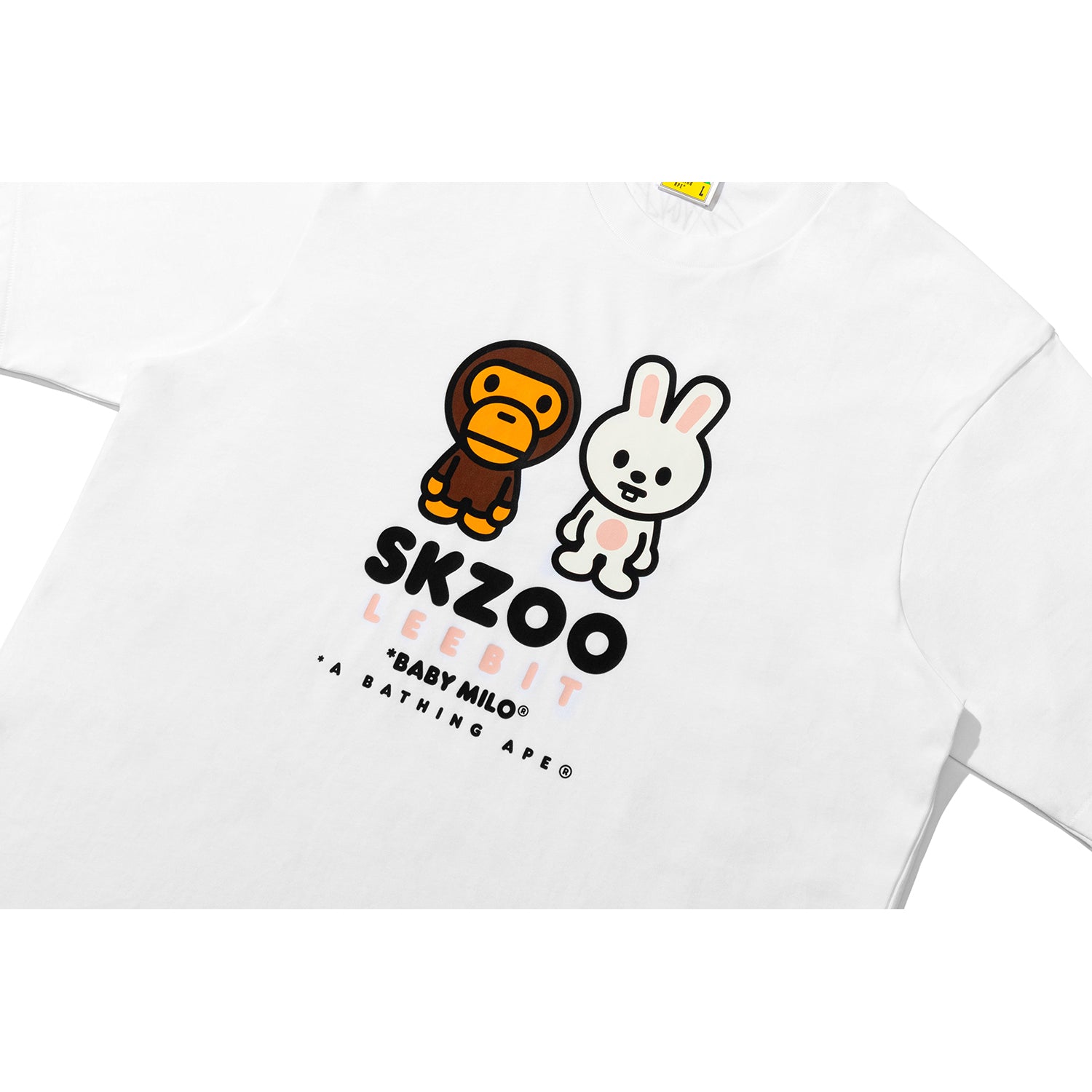 BAPE X STRAY KIDS LEEBIT BABY MILO TEE MENS - Image 2