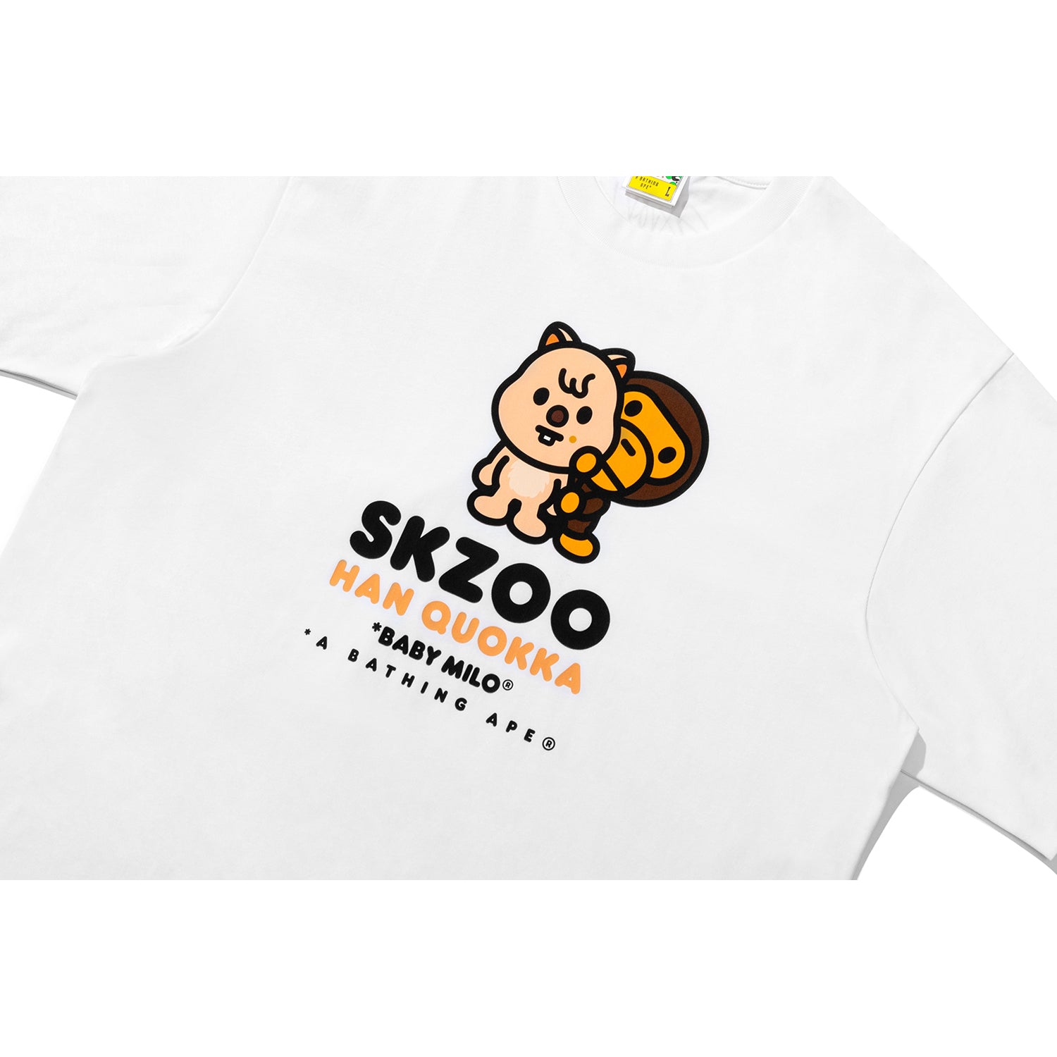 BAPE X STRAY KIDS HAN QUOKKA BABY MILO TEE MENS - Image 2