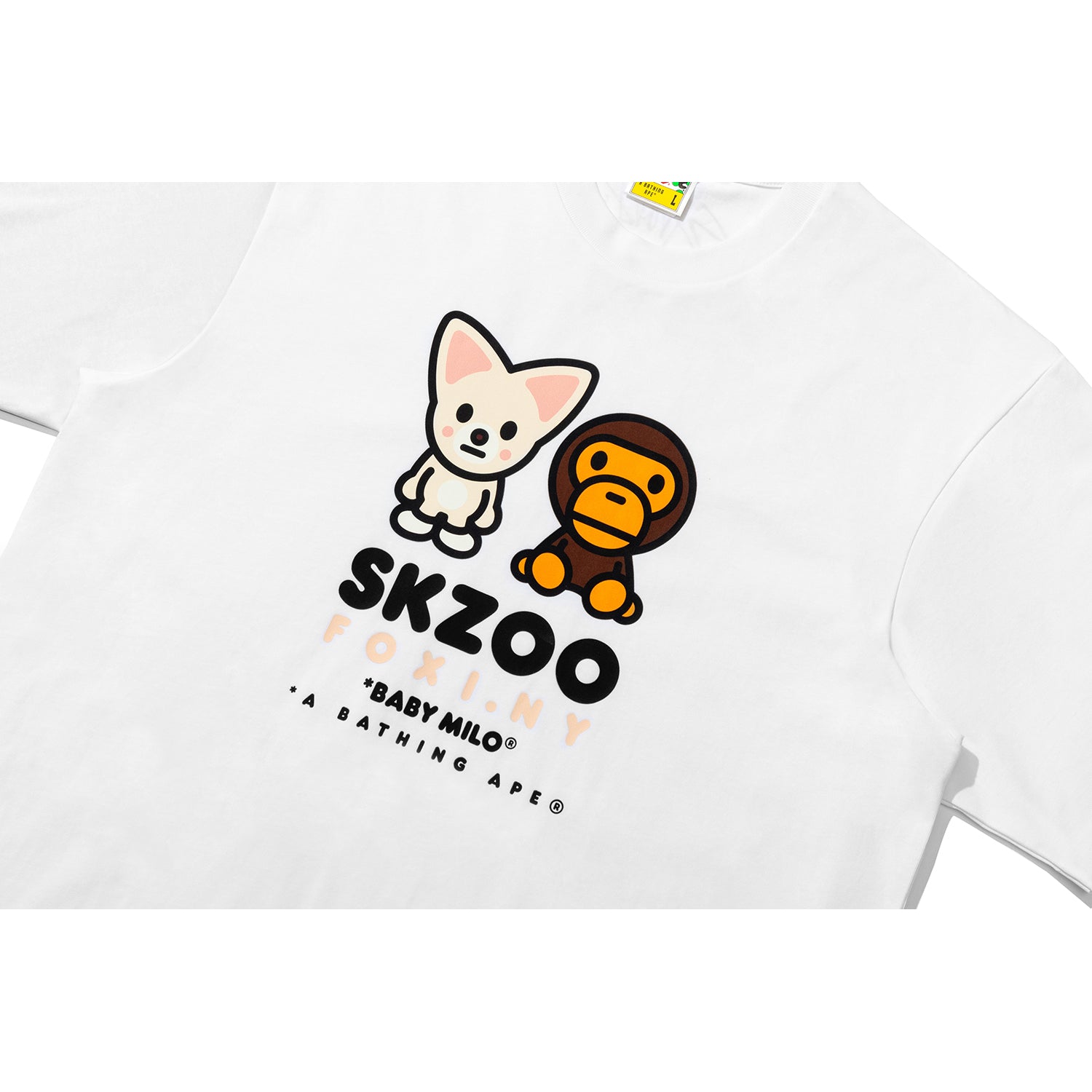 BAPE X STRAY KIDS FOXI.NY BABY MILO TEE MENS - Image 2