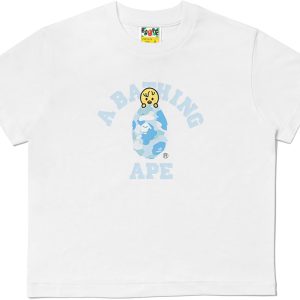 BAPE X STRAYKIDS BBOKARI COLLEGE TEE LADIES
