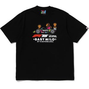 BAPE X F1LV MILO RELAXED FIT TEE MENS