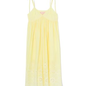 BAPY FLORAL HEM RIBBON TIE-UP DRESS LADIES