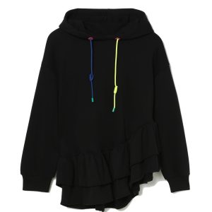 BAPY RUFFLE SWEATSHIRT LADIES